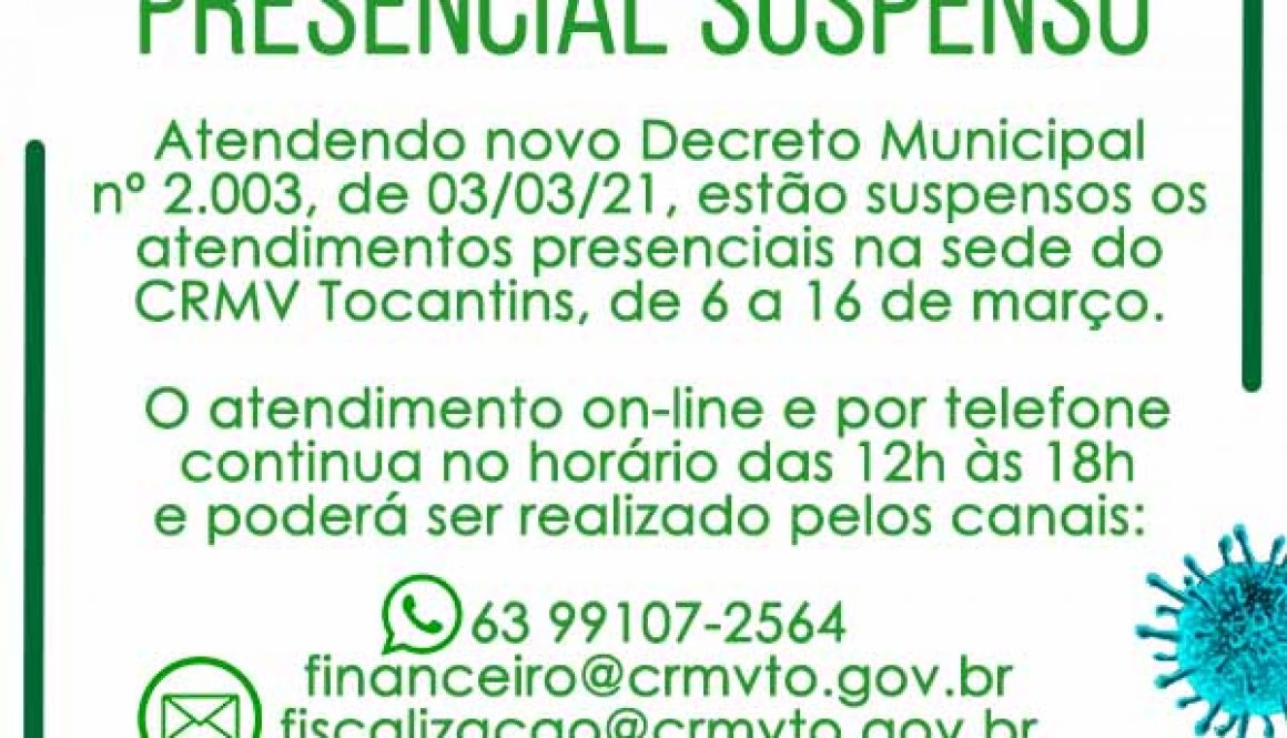 atendimento suspenso por reforma--- Atendimento presencial suspenso