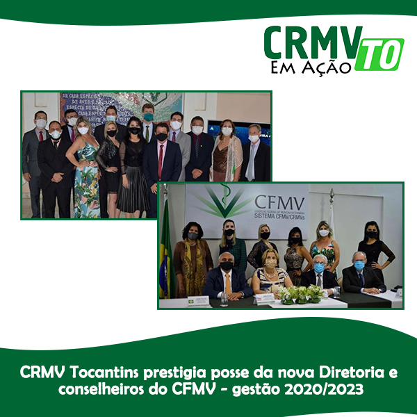 nota 22 - CRMV Tocantins prestigia posse da nova diretoria e conselheiros do CFMV - 18.12