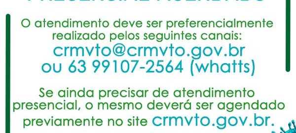 atendimento presencial por agendamento - site novo