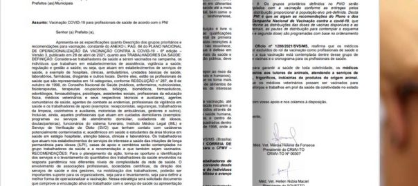 crmv to reitera pedido de prioridade na vacinação de mvs card - 21.05