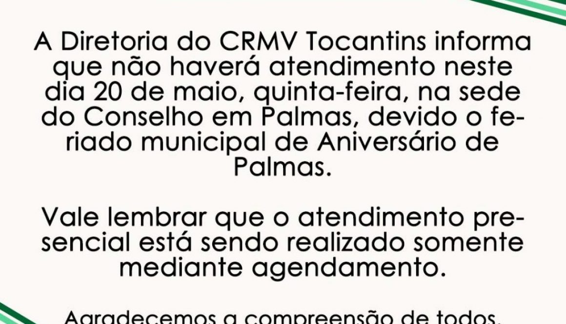 feriado dia 20.05