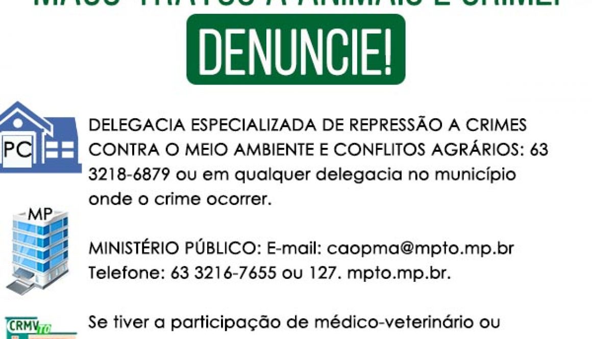 DENUNCIE MAUS TRATOS