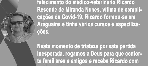 nota de pesar - Ricardo