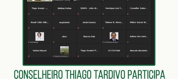 Thiago participa do 1 forum de zootecnistas - 17.08