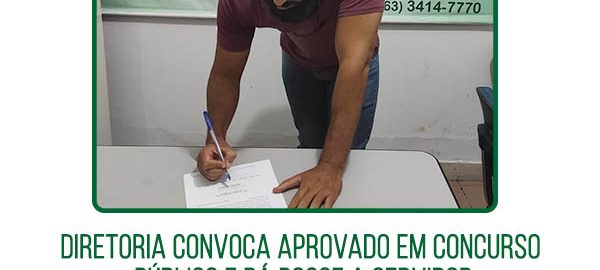 concursado toma posse em Araguaína