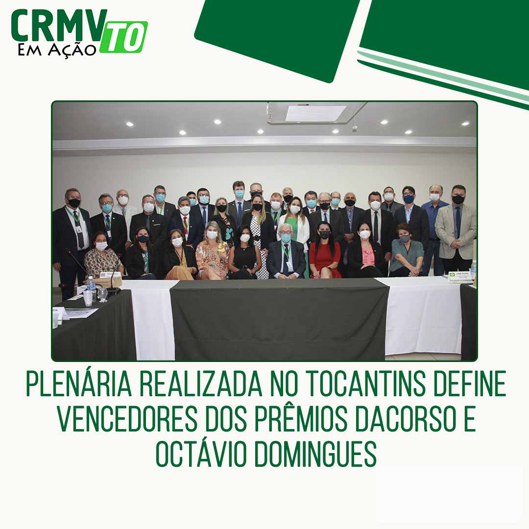 plenária realizada no Tocantins define campeões dos prêmios Dacorso e Octávio Domingues - 23.09