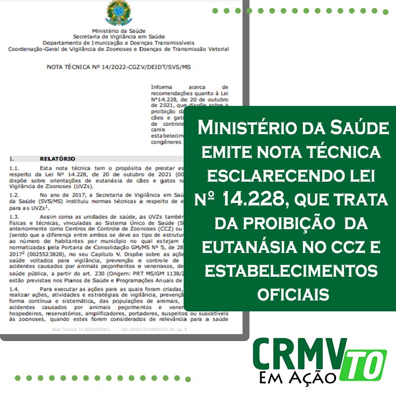 Ministério da Saúde emite nota técnica esclarecendo Lei 14.228