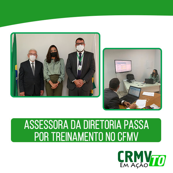 viviane participa de treinamento no CFMV