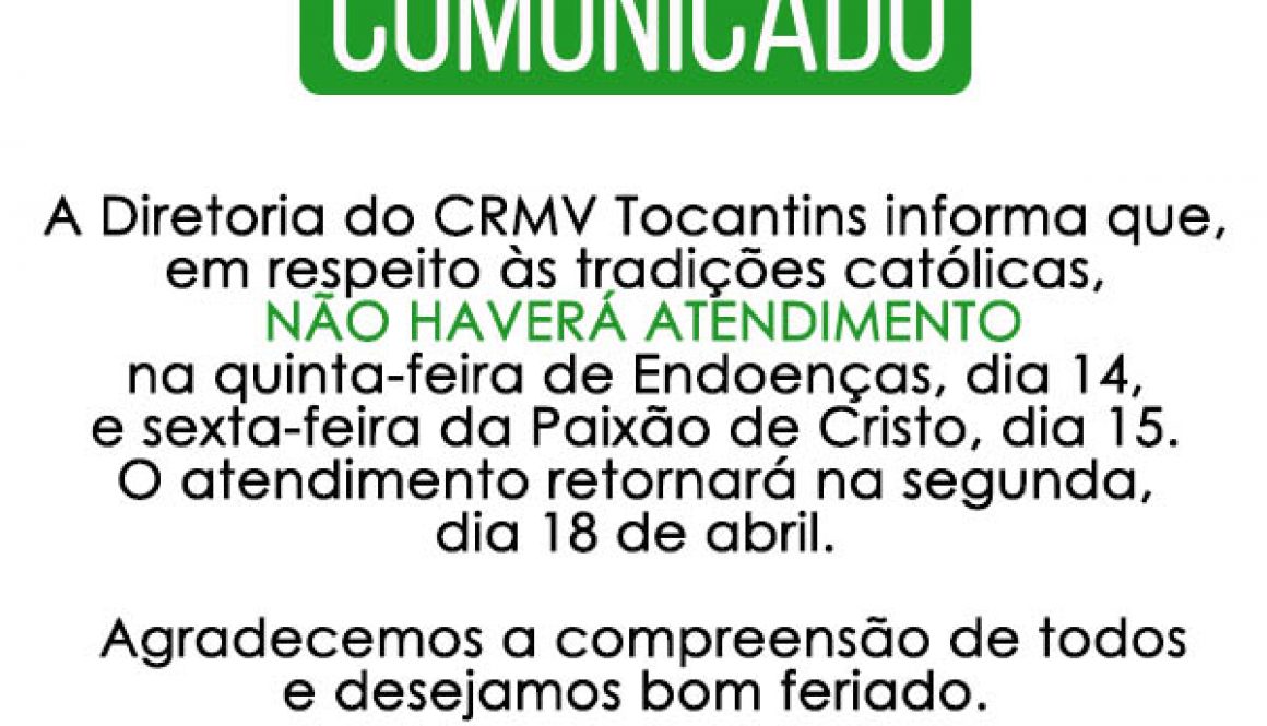 funcionamento no feriado da paixão de cristo