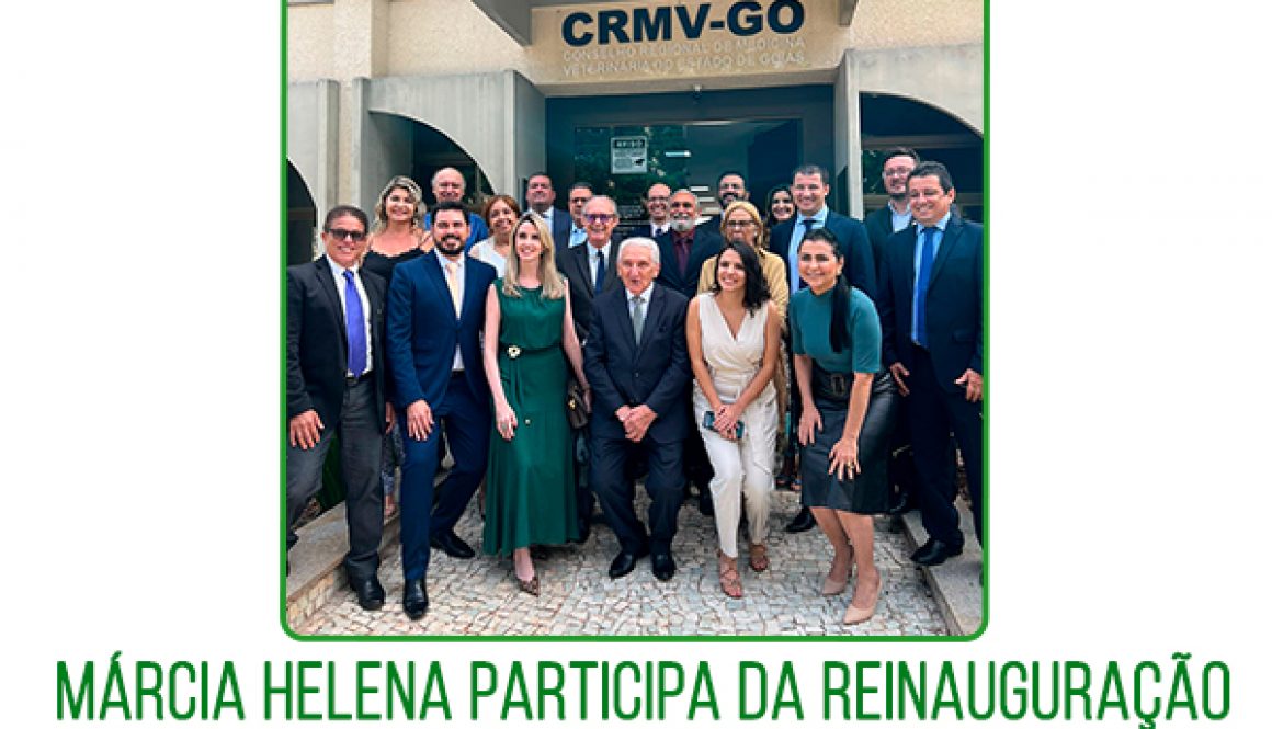 presidente participa de reinauguração do CRMV GO