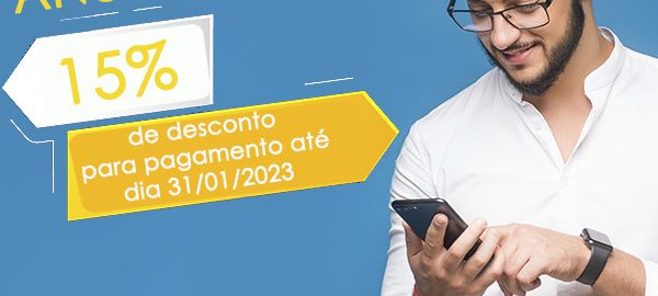 anuidade Desconto de 15% copiar