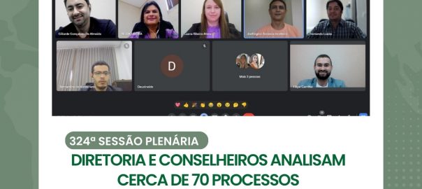 324ª PLENÁRIA AGOSTO