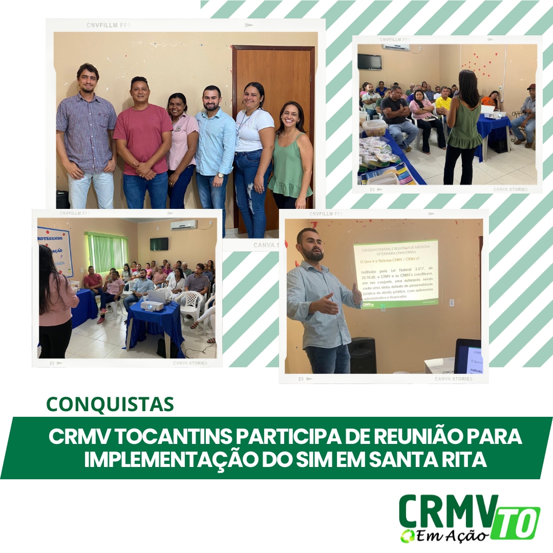 crmv tocantins participa de reunião sobre implementação do SIM em Santa Rita