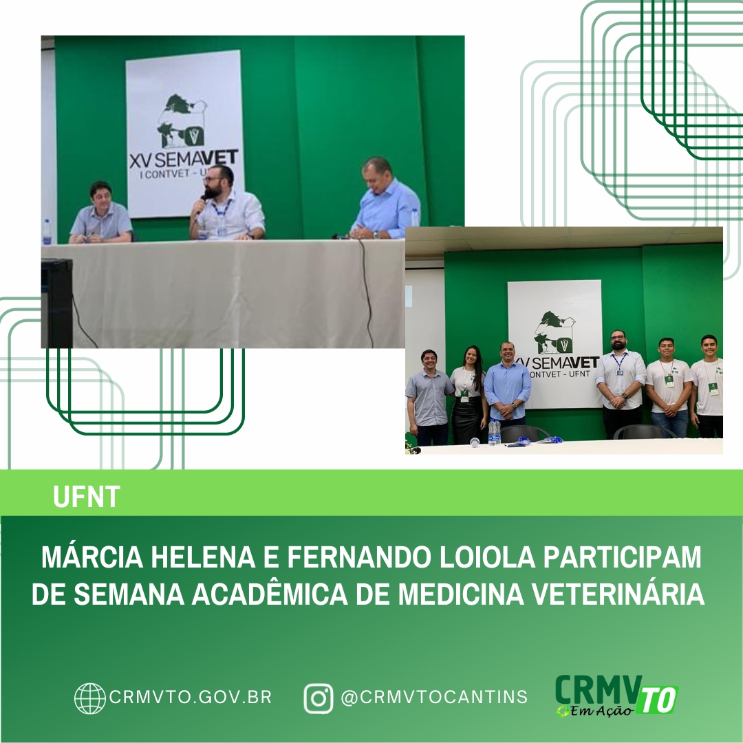 Fernando Loiola e Márcia participam de evento da UFNT