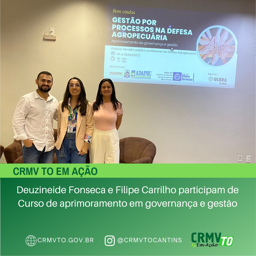 filipe e deuzineide em curso de aprimoramento em gestão