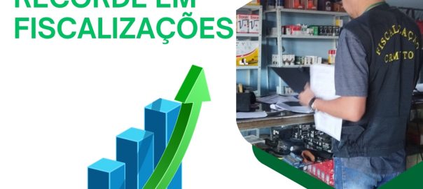 RECORDE EM FISCALIZAÇÕES