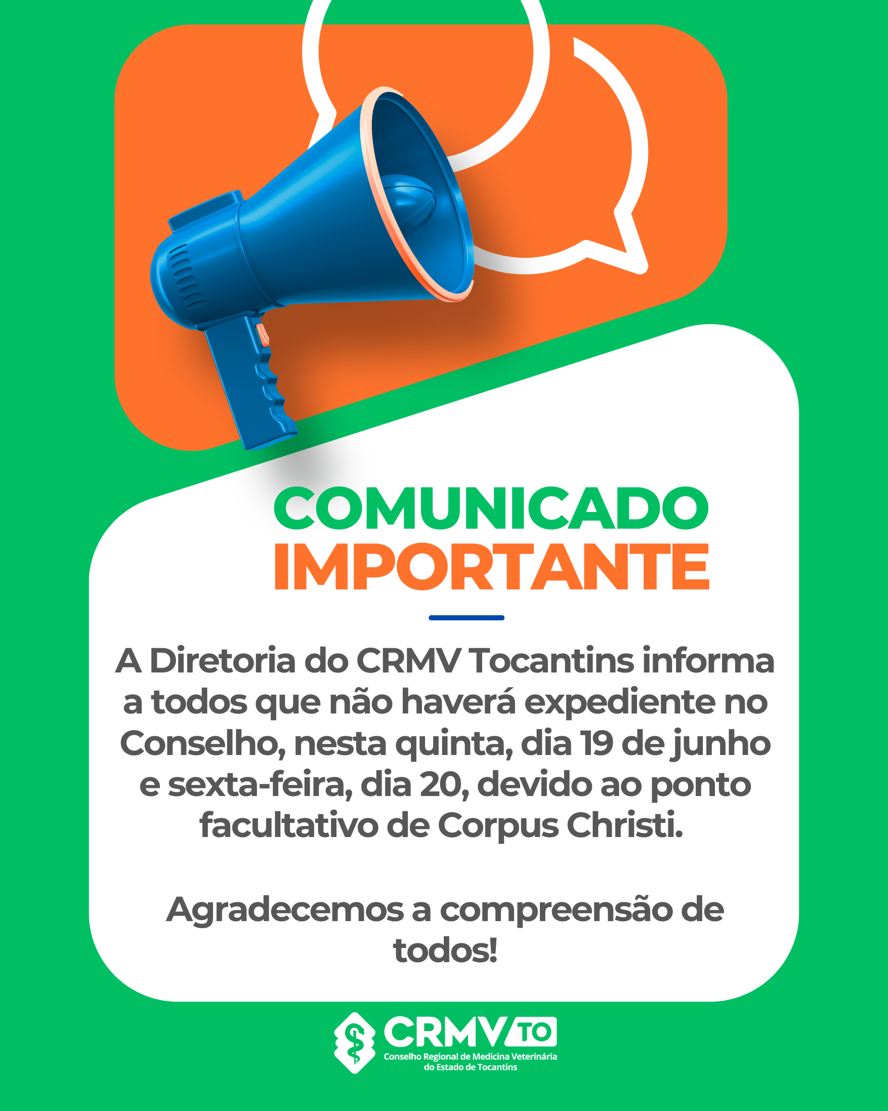 comunicado corpus christi