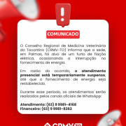 Instagram Post Comunicado Simples Laranja e Branco